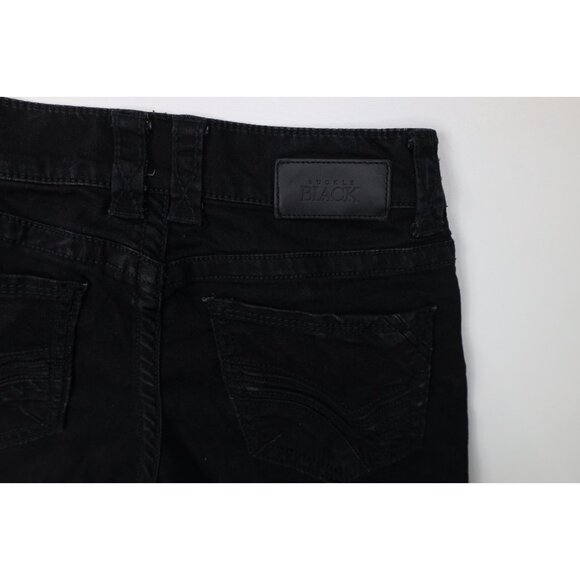 Buckle Black Mens 29x32 Faded Thick Stitch Fit No 9 Straight Leg Denim Jeans - Picture 12 of 12